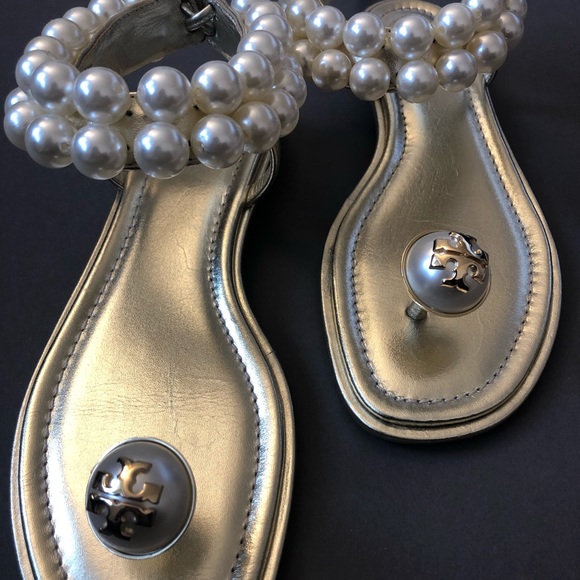 Tory Burch Melody Ankle Strap Sandals Sz 9 NIB - Picture 2 of 7